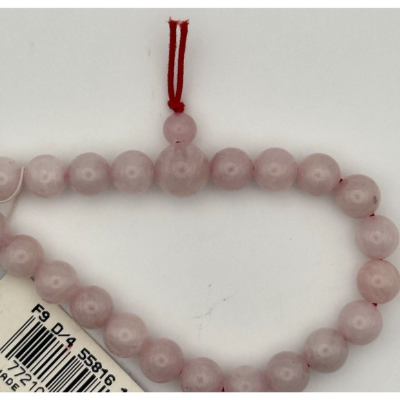 Natural Rose Quartz Stone Bracelet 8mm Pink Crystal Stretch Bracelet new - Picture 7 of 7